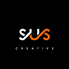 SUS Letter Initial Logo Design Template Vector Illustration