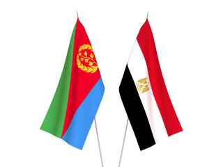 Egypt and Eritrea flags