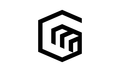 icon G&M letter alphabet logo