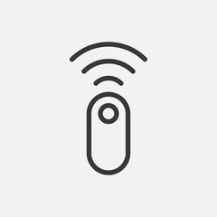 Camera shutter remote control icon isolated on background. Photography symbol modern, simple, vector, icon for website design, mobile app, ui. Vector Illustration