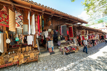 Kruja, Kroja, Kruja, Kruj, Krujë -  Old Bazar in town and a municipality in north central Albania