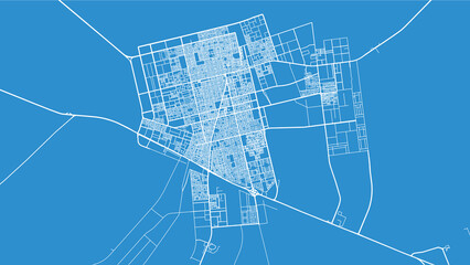 Urban vector city map of Hafar Al, Saudi Arabia, Middle East