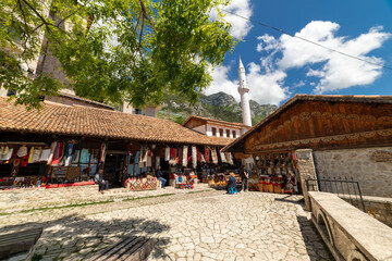 Kruja, Kroja, Kruja, Kruj, Krujë -  Old Bazar in town and a municipality in north central Albania
