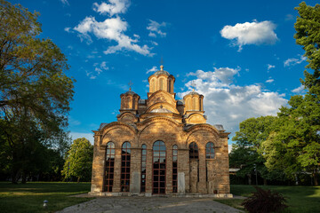 Fototapeta na wymiar Gracanica, Serbian monastery near Pristina, Kosovo, Serbia