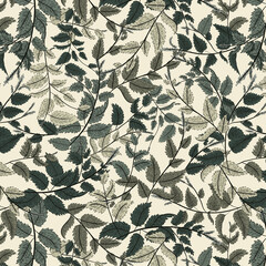 Herbal Nettle Leaf Pattern