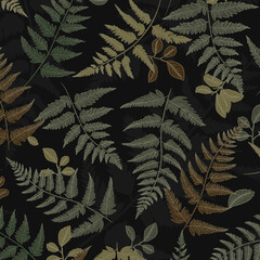 Fern Repeat Pattern from the Forest