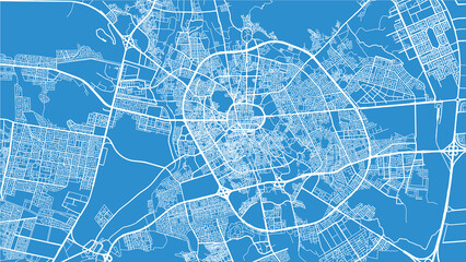 Urban vector city map of Sultanah, Saudi Arabia, Middle East