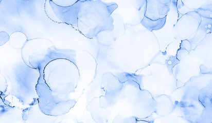 Light Colored Classic Swirl Fluid Textures. Turquoise Textured Organic Marble Acrylic Mixed Paint. Cyan Modern Graphic Drips