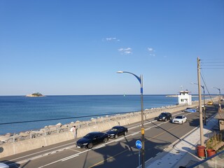 view of the sea from the sea
