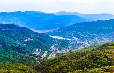 Naklejka premium Lavasa is a private, planned city built near Pune. It is stylistically based on the Italian town Portofino, with a street and several buildings bearing the name of that town.