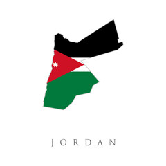 Vector illustration of Jordan flag map.Flag of Hashemite Kingdom of Jordan. design for humanity, peace, donations, charity and anti-war.