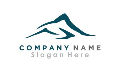 brand elegant mountain logo