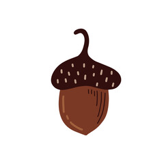 Hazelnuts. Vector illustration
