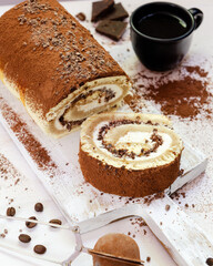 Tiramisu Cake Roll