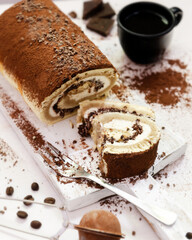 Tiramisu Cake Roll