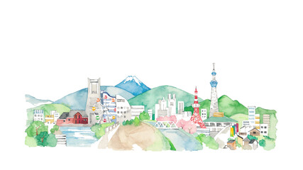 日本の都市風景