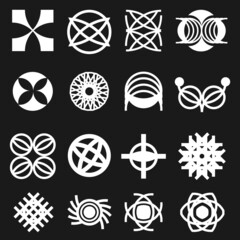 set of icons for design