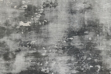 Obraz premium abstract gray painted old wall for background or texture, peeling paint and stucco with cracks like grunge style