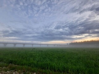 field and sky