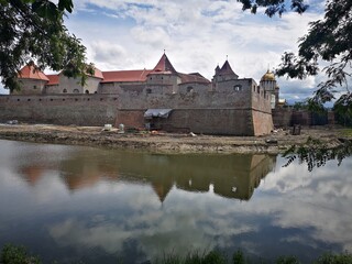 Fototapeta na wymiar Fagaras medieval fortress in Brasov County - Transylvania Romania .