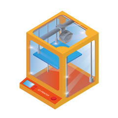 3 d printer orange