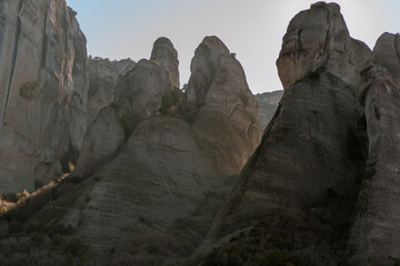 Mysterious rocks of Meteora, Greece is one of the gems of Greece. Rock pinnacles topped with a...