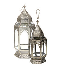 lamp vintage isolated on white background with​ clipping​ path​