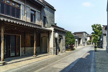 Obraz premium Architecture of Confucius Temple Commercial Street, Nanjing, China
