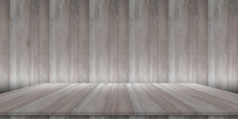 Empty wooden table for background