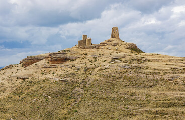 Marcuello castle located in province of huesca