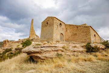 Marcuello castle located in province of huesca