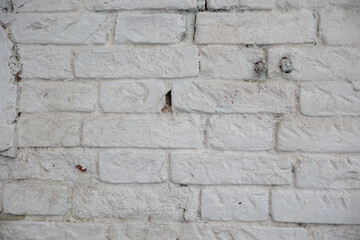 white brick wall