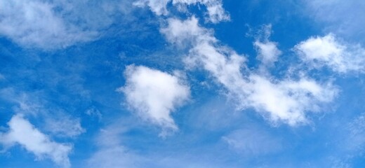 blue sky with clouds