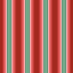 Obraz premium Mexican stripe pattern. Serape vector background. Seamless mexican rug pattern in red and turquoise colors.