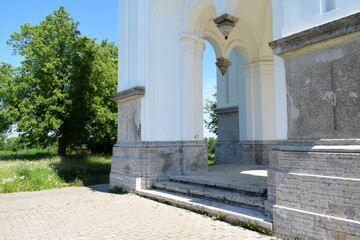 entrance to the church
