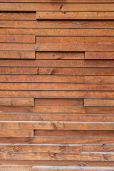 Mur de bois avec un effet de profondeur