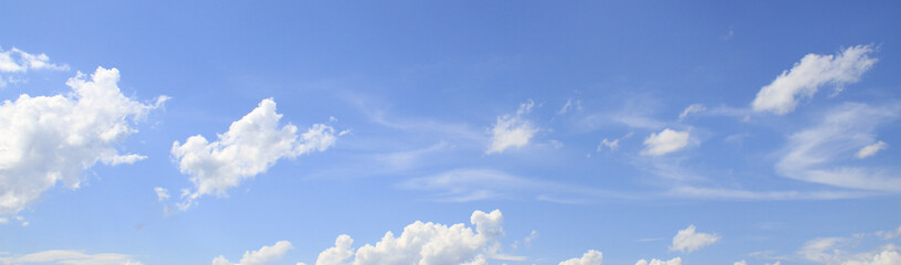 blue sky with clouds