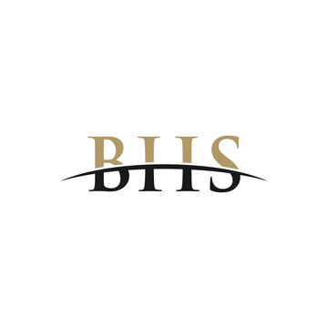BHS initial overlapping movement swoosh horizon, logo design inspiration company