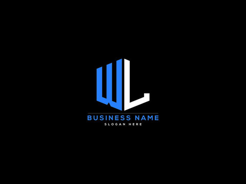 WL Letter Logo, wl logo image vector for business