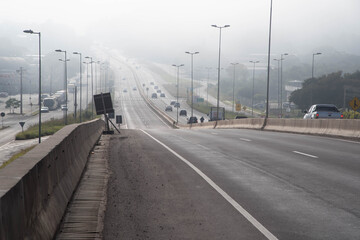 Transport infrastructure and highway in Brazil.