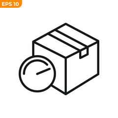 weighing icon symbol template for graphic and web design collection logo vector illustration