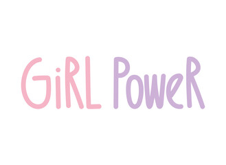 girl power lettering