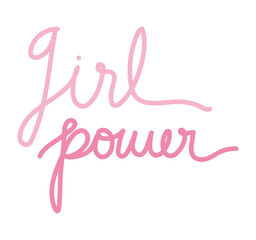 girl power inscription