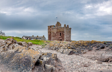 The Old Portencross Castle and Foreshore.