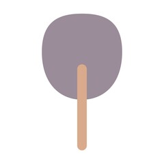 Tree icon vector symbol for nature, ecology and environment in a flat color illustration