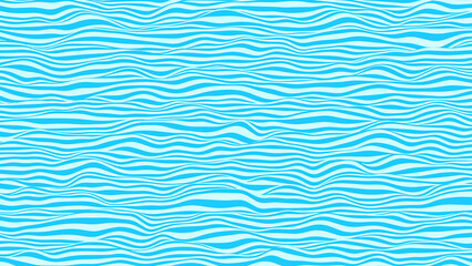 Abstract waves background. Striped surface with wavy distortion effect, vector illustration.