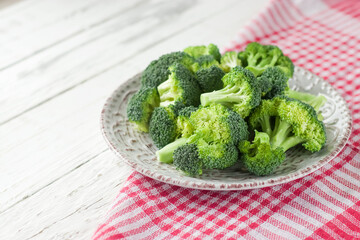 broccoli on a plate