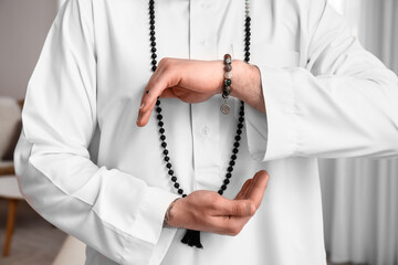 Reiki master working with energy
