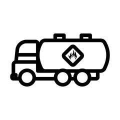 Fuel Tank Truck Icon