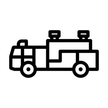 Fire Service Truck Icon